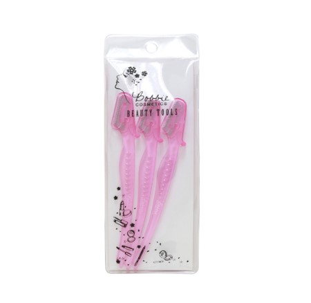 Bobbie Cosmetics Beauty Tools Eyebrow Razor 3Pcs