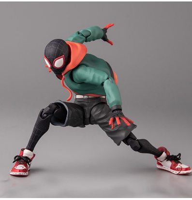 Spider-Man Anime Figure Sentinel Sv Action Presale Spider-Verse Miles Morales Peni Parker Action Figurine Movable Doll Toy Gift