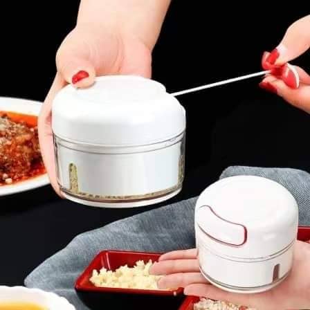 Mini Food Chopper Hand Pull Garlic Grinder Onion Ginger Masher Shredder Vegetable