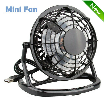 Portable Rechargeable USB Power Fan Air Cooler Super Quiet Mini Desk USB Fan