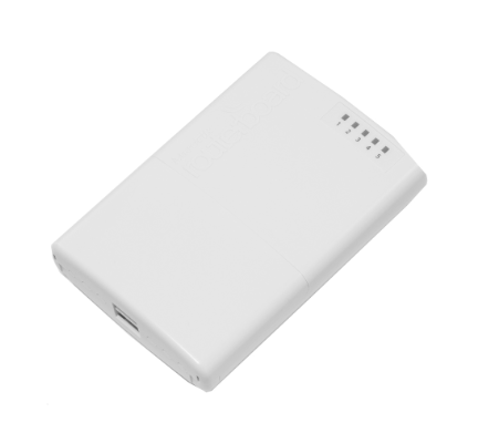 MikroTik PowerBox - 5-port Outdoor Router - with 24V Passive POE OUT for Litebeam, Powerbeam, etc