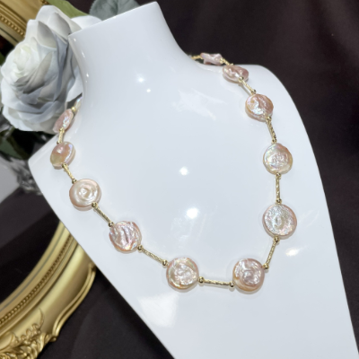 Natural Baroque Freshwater Pearl Necklace For Women