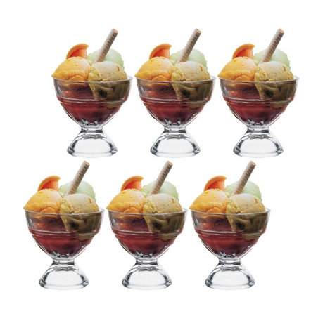 Pasabahce Arctic Ice Cream Glass Cup 315cc Set of 6 (51108SL 6s)