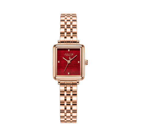 JULIUS New Fashion Small Waterproof Steel Band Women's Watch JA-1315 1