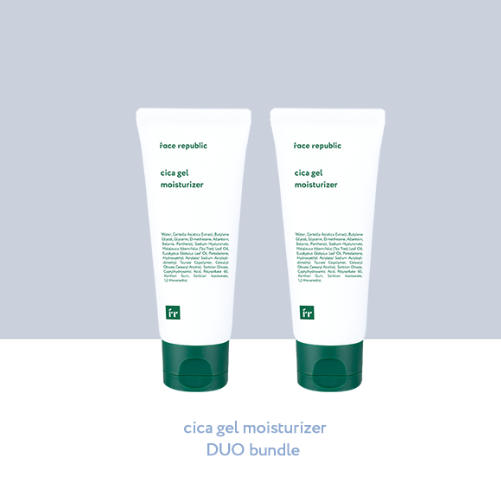 Face Republic CICA Gel Moisturizer DUO Bundle