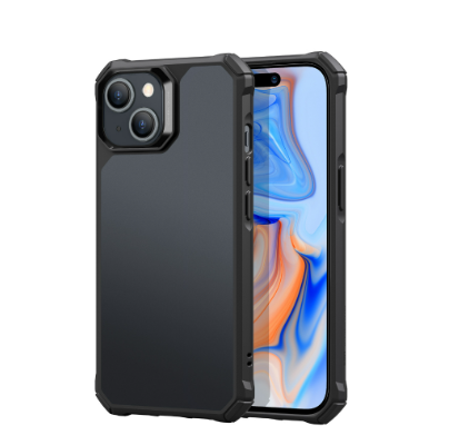 Esr  Air Armor Clear Case Compatible with iPh 15 Frosted Black