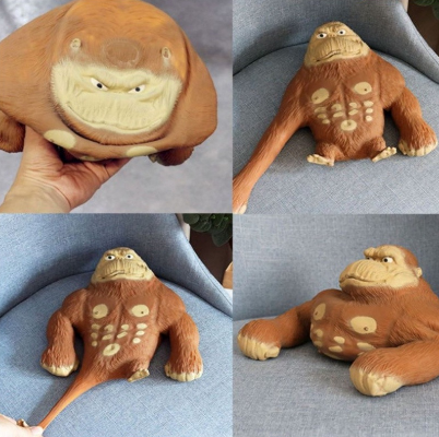 YUNLEO Orangutan Squeeze Vent Stress Relief Squeezing Animals Kids High Elastic Decompression Toy