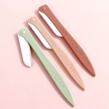Gladking 2in1 Flower Colored Eyebrow Razor