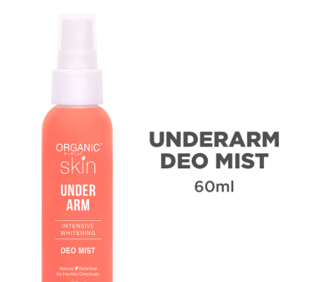 Organic Skin Japan Intensive Whitening Underarm Deo Mist Under Arm Deodorant Spray (60ml)