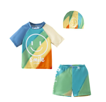 Taotao Cat Children's Swimsuit Boys' Summer Quick-Drying Sun Protection Split Swimsuit
