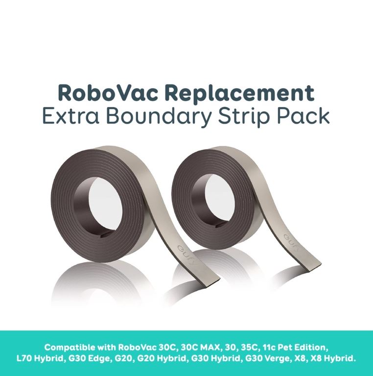 eufy by Anker RoboVac Extra Vacuum Boundary Strip Pack, for eufy RoboVac G10, G30, X8, 25C