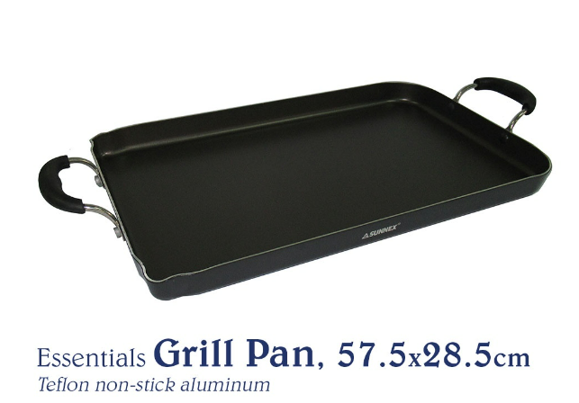 Chef's Classics Essentials Non-Stick Grill Pan, 57.5x28.5cm