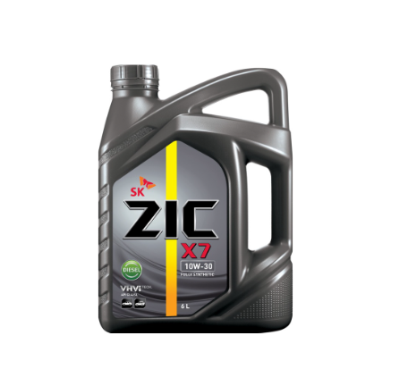 SK ZIC X7 DIESEL 10W-30  Fully Synthetic Engine Oil for CRDI Engines 6L
