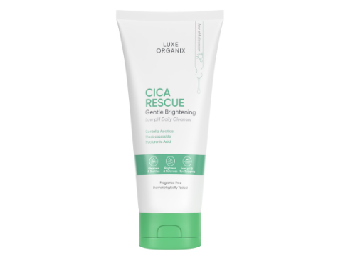 Luxe Organix Cica Rescue Gentle Brightening Cleanser 150g