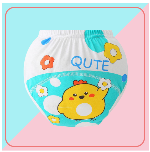 BBking 0-3T Children's Training Pant Cotton Antibacterial Breathable Washable Baby Diaper Pants TP11