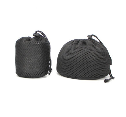 Camping Boundless Voyage Mesh Storage Pouch Ditty Bag Durable Nylon Drawstring Pouch for Cutlery Bottle Pot Kettle Outdoor Tools