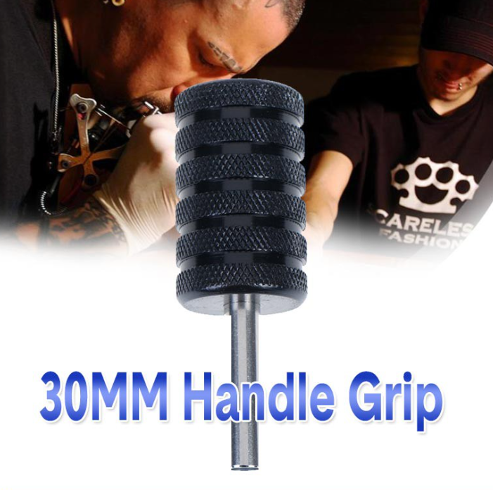 Tattoo Machine Handle Grip Tattoo Equipment Tube Tip Kit Aluminum Alloy Tattoo Tool Gun (30mm )