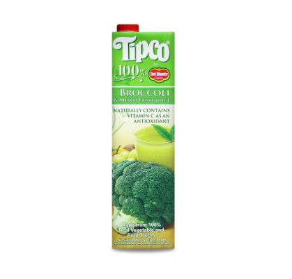 Tipco 100% Broccoli & Mixed Fruit Juice with Powerpack Health Benefits  Tetra 1L