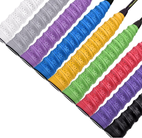 Pangda Tennis Badminton Racket Overgrips for Anti-Slip and Absorbent Grip (9 Pack, Multicolored)