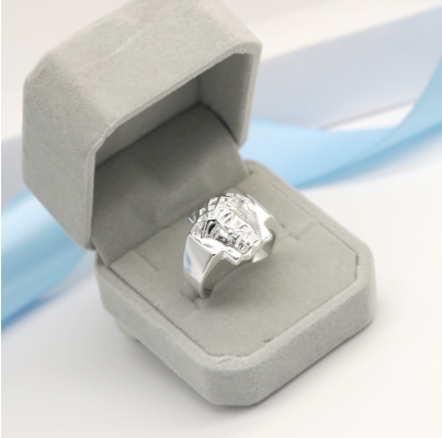 STAR SILVER M018 Italy 92.5 Silver Men's Ring