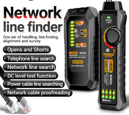 ZoeRax Wire Tester RJ45 RJ11 Cable Tracker Line Finder Multifunction Wire Tracker Ethernet LAN Network Cat5 Cat6 with