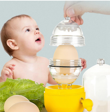 Egg Shell Yolk Hand Rope Puller Stir Protein Scrambled Shaker Mixer Blender Mini Drawstring IP
