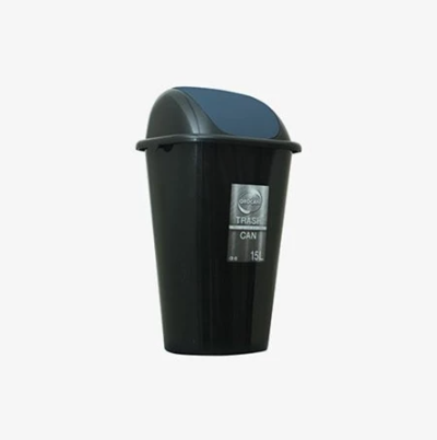 Orocan 15-Liter Trash Can with Swing Cover / basurahan