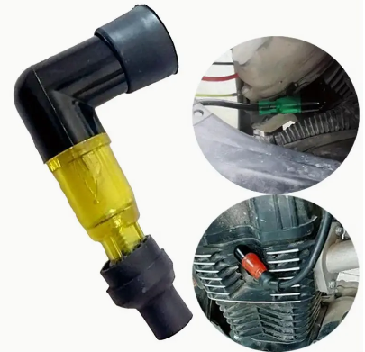 1pc Universal Motorcycle Glitter Spark Plug Cap Motorcycle Decoration Accessories Waterproof High Pressure Spark Plug Cap Motorcycle Modified Parts