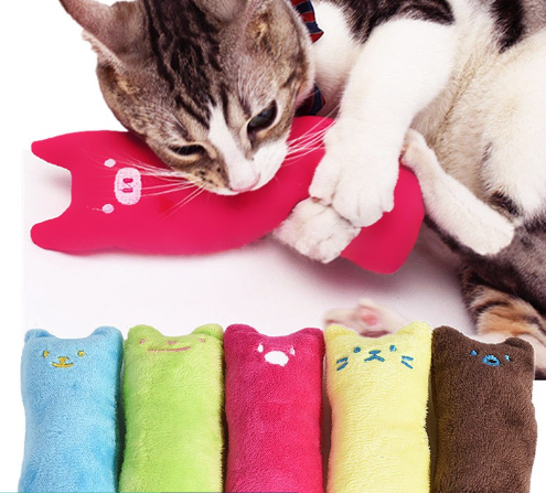 Pet Cat Toy Catnip Grinding Teeth Claws plush catnip inside