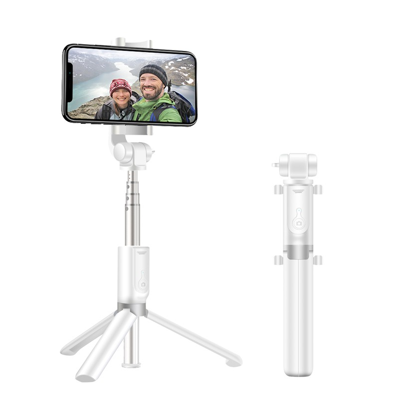 AKASO Selfie Stick Tripod 360 Degree Rotation Bluetooth Remote Control For Phone With 1/4 Mounting Screw Action Camera