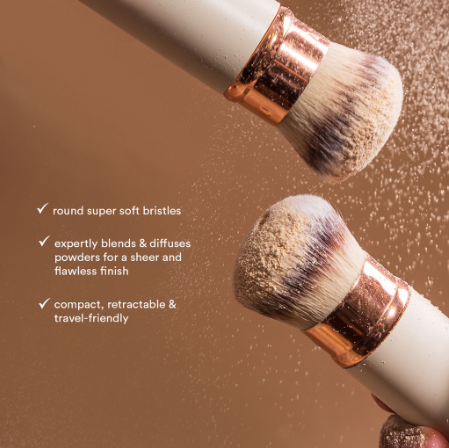blk cosmetics retractable kabuki brush