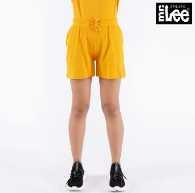 Stylistic Mr. Lee Ladies Basic Non-Denim Jogger short 97676 Yellow