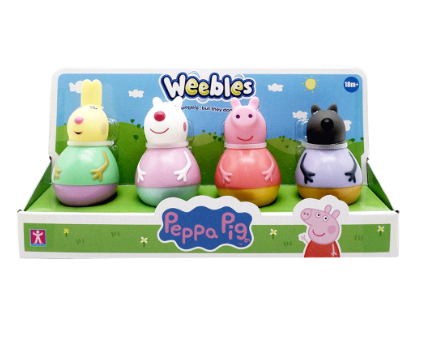 Weebles Peppa Pig 4 Pack Figures