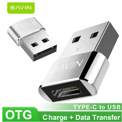 BAVIN Mini Portable OTG Adapter Charging & Data Sync Transmission USB3.0 converter Type-C to USB