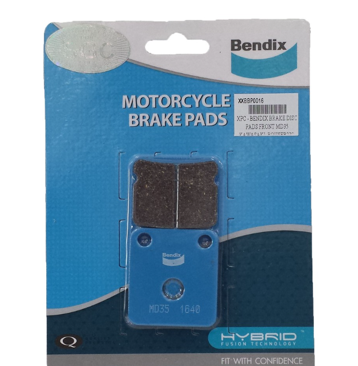Bendix Brake Pad MD35 Rouser 220, Fury (2014), KSR