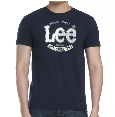 Lee T-Shirts for Men in Navy Blue