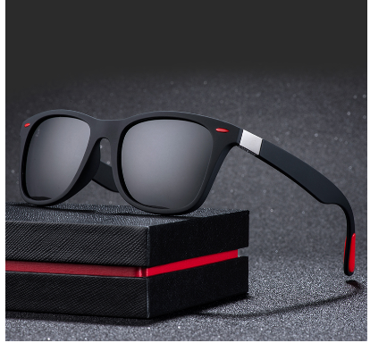 Classic Polarized Sunglasses Men Driving Square Frame Eyeware Shades for Men