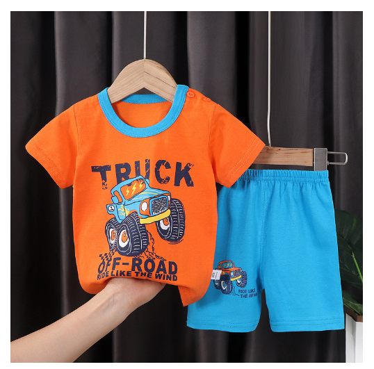 Boy Clothes Corp Terno for Kids Boys Fashion Sando Shorts Set Summer Terno For Kid Boy D12