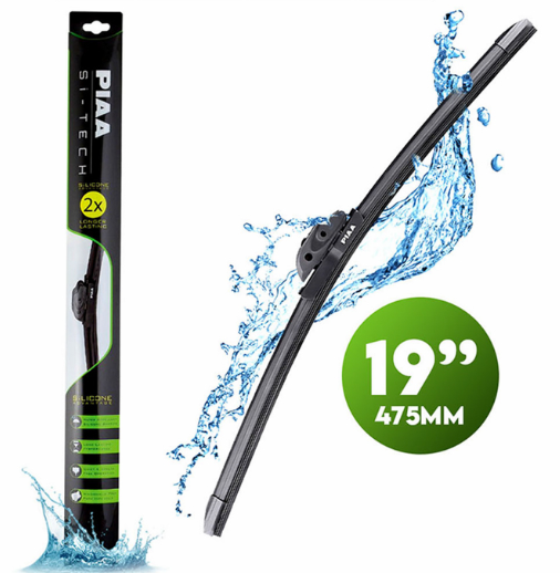 PIAA Wiper Si-Tech Silicone Advantage 19'' 97048A 2x Longer Lasting (475mm)