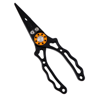 Plier Ancient Hunter 420 Stainless Steel Multifunctional Fishing Tool Curved Nose Oxford Cloth Bag