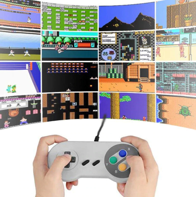 S-02 Mini Classic SFC Game Console Mini TV Video Game NES Mini 620 Game Box