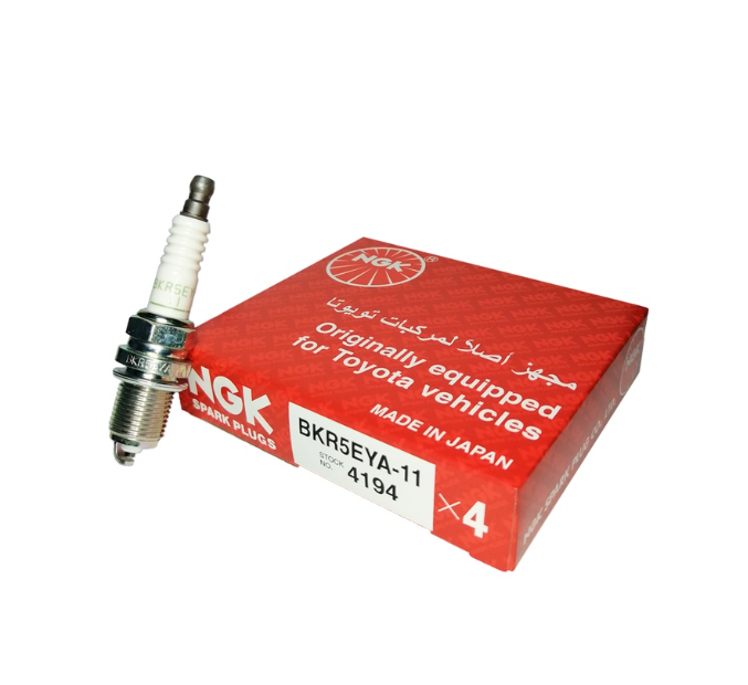 NGK Spark Plug (BKR5EYA-11) - Standard Spark Plug for Toyota Vios / Corolla / Altis / Yaris / bB