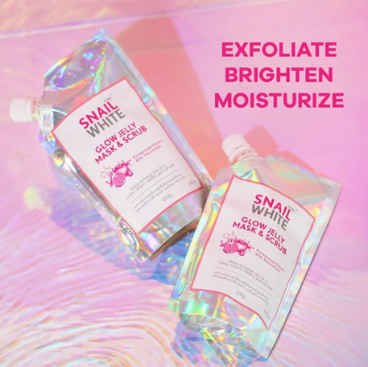 Snailwhite Glow Jelly Mask and Scrub 200g, Bundle of 2