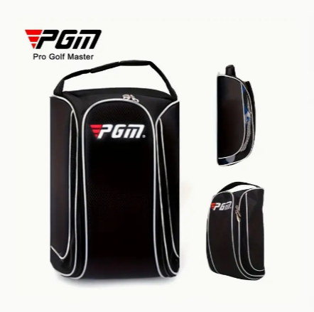 1pc Portable Golf Shoes Bag With Zipper, Breathable Water Resistant Shoe Case