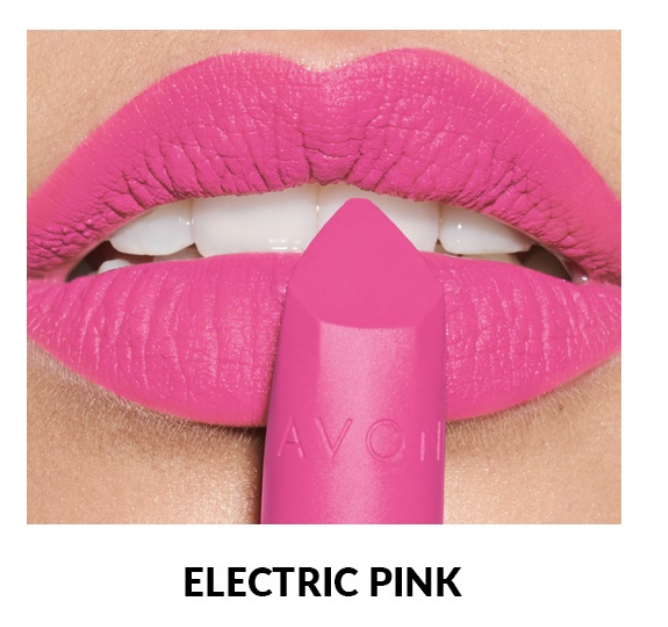 Avon Electric Pink Ultra Matte Lipstick 3.6g