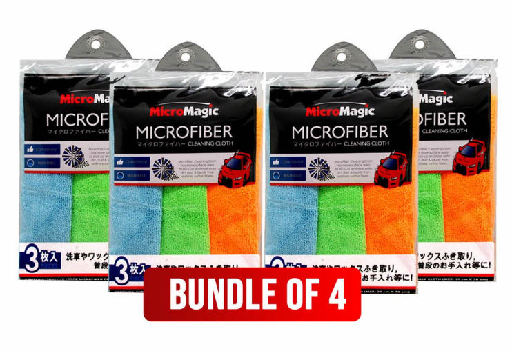4pcs Micromagic Microfiber Cleaning Cloth 30x30cm