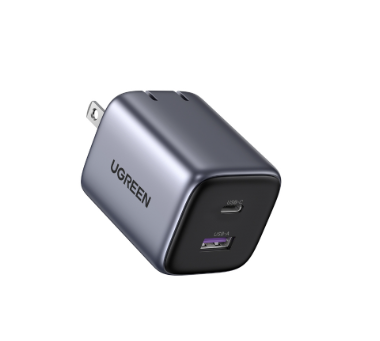 Ugreen GaN 35W Charger USB Charger PD3.0 QC3.0 Quick Charger For iPhone 15 14 13 Pro Samsung Xiaomi iPad Pro USB C Fast Charger
