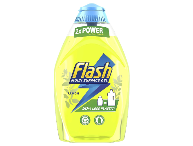 Flash Lemon Multi-Surface Gel Cleaner 600ml