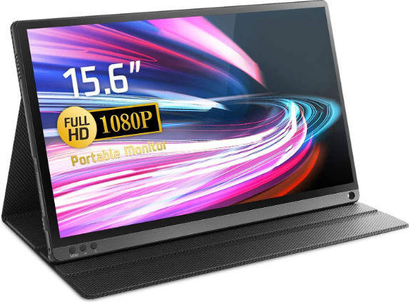 Portable Monitor 15.6 Inch 1080P LCD HD USB Type C HDMI IPS Vesa for Laptop Phone Switch PS4 Display