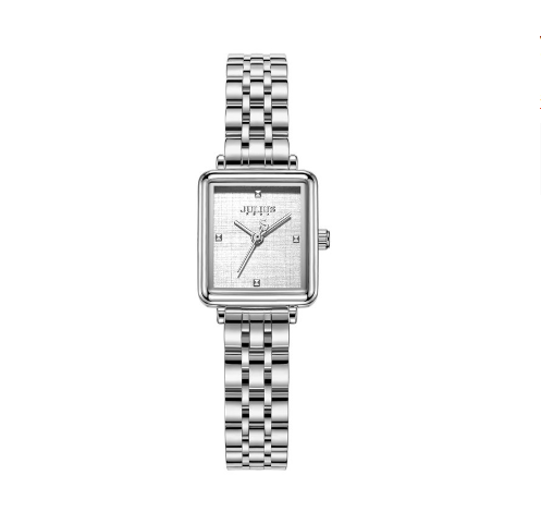 JULIUS New Fashion Small Waterproof Steel Band Women's Watch JA-1315 4